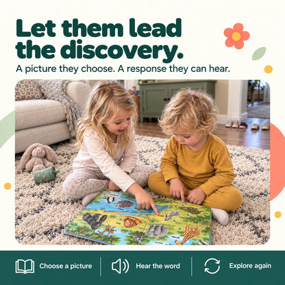 Bloomilo Touch & Talk - 500-Word Learning Book