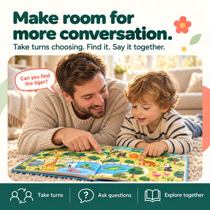 Bloomilo Touch & Talk - 500-Word Learning Book
